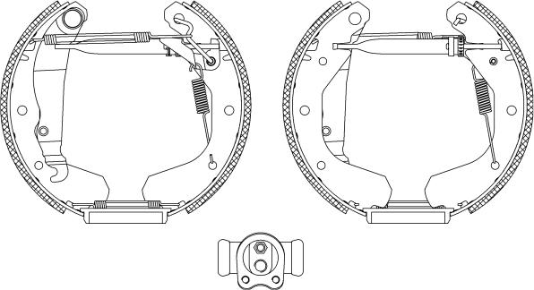 Mintex MSP091 - Kit ganasce freno autozon.pro