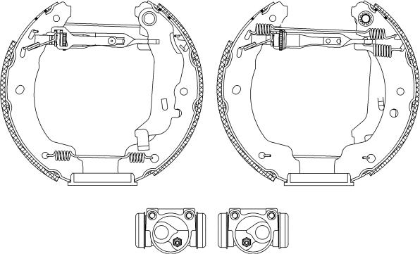 Mintex MSP098 - Kit ganasce freno autozon.pro