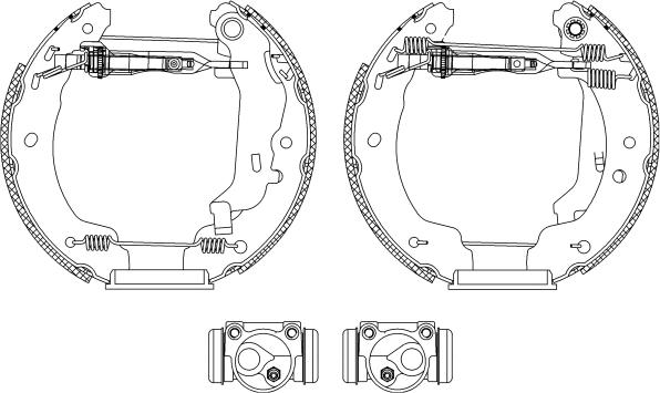 Mintex MSP097 - Kit ganasce freno autozon.pro