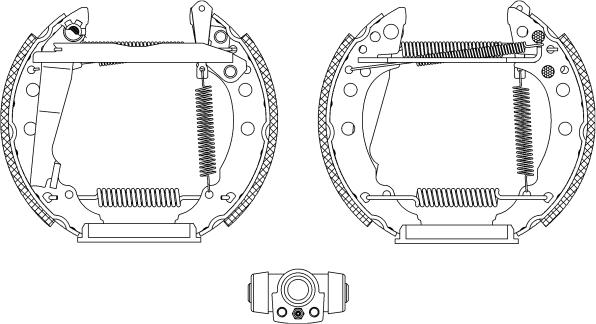 Mintex MSP049 - Kit ganasce freno autozon.pro