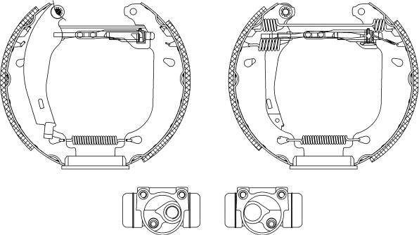 Mintex MSP045 - Kit ganasce freno autozon.pro