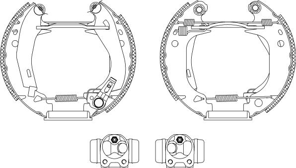 Mintex MSP042 - Kit ganasce freno autozon.pro