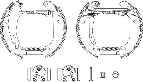 Mintex MSP053 - Kit ganasce freno autozon.pro