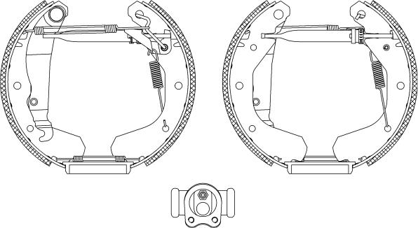 Mintex MSP052 - Kit ganasce freno autozon.pro