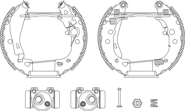 Mintex MSP006 - Kit ganasce freno autozon.pro