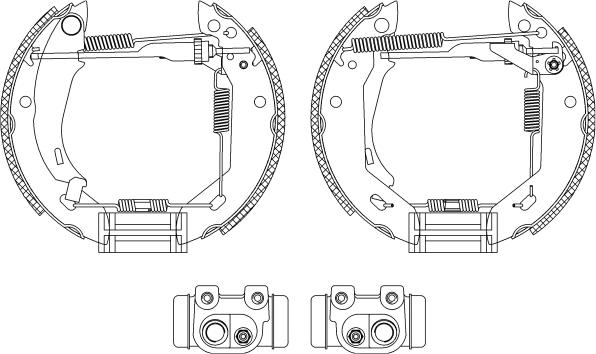 Mintex MSP085 - Kit ganasce freno autozon.pro