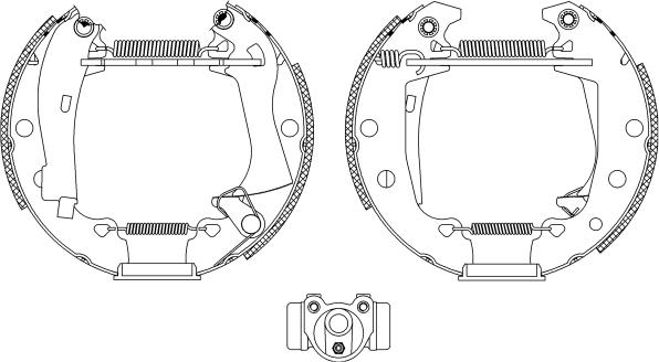 Mintex MSP032 - Kit ganasce freno autozon.pro