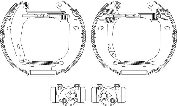 Mintex MSP079 - Kit ganasce freno autozon.pro