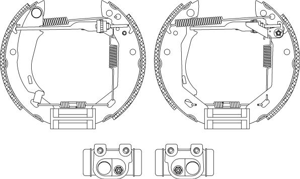 Mintex MSP074 - Kit ganasce freno autozon.pro