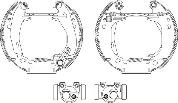 Mintex MSP070 - Kit ganasce freno autozon.pro