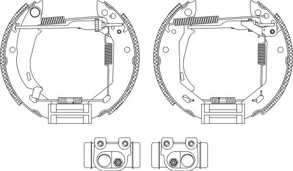 Mintex MSP073 - Kit ganasce freno autozon.pro