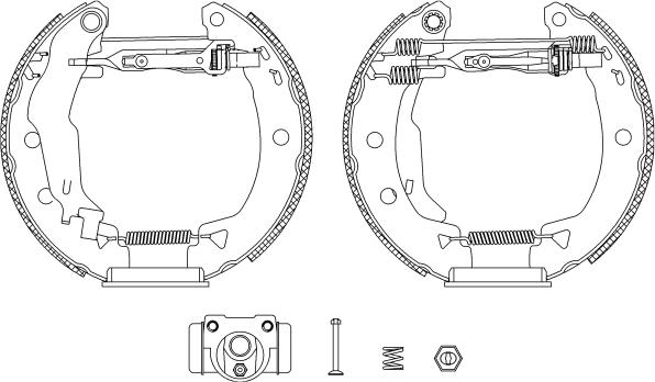 Mintex MSP143 - Kit ganasce freno autozon.pro