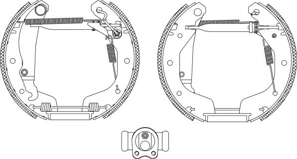 Mintex MSP101 - Kit ganasce freno autozon.pro