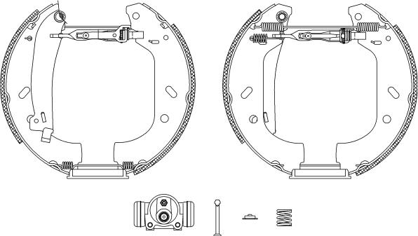 Mintex MSP118 - Kit ganasce freno autozon.pro