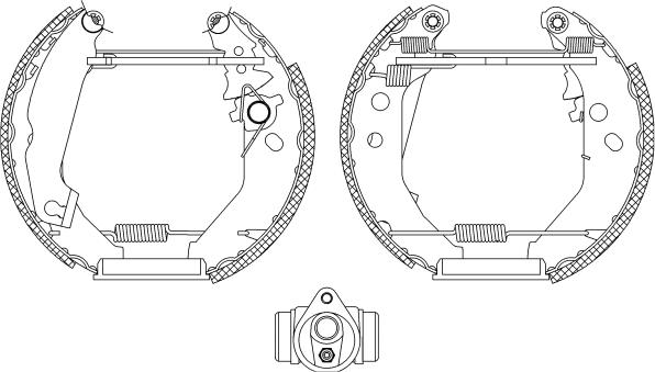 Mintex MSP185 - Kit ganasce freno autozon.pro