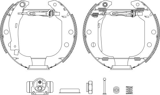 Mintex MSP181 - Kit ganasce freno autozon.pro