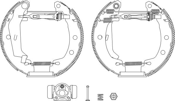 Mintex MSP130 - Kit ganasce freno autozon.pro