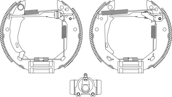 Mintex MSP125 - Kit ganasce freno autozon.pro