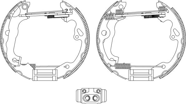 Mintex MSP174 - Kit ganasce freno autozon.pro