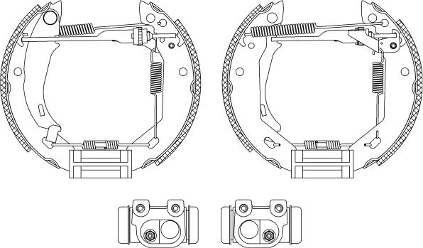 Mintex MSP173 - Kit ganasce freno autozon.pro