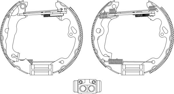 Mintex MSP301 - Kit ganasce freno autozon.pro