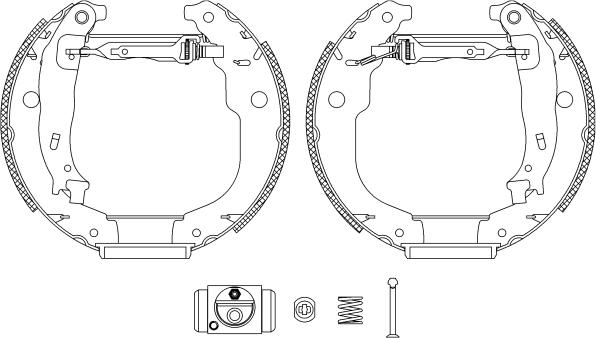 Mintex MSP333 - Kit ganasce freno autozon.pro