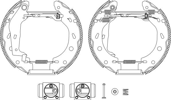 Mintex MSP332 - Kit ganasce freno autozon.pro