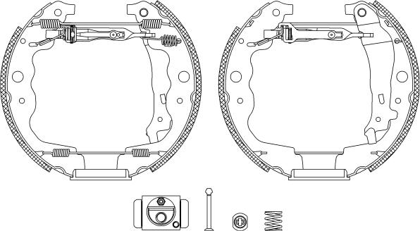 Mintex MSP337 - Kit ganasce freno autozon.pro