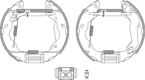 Mintex MSP320 - Kit ganasce freno autozon.pro