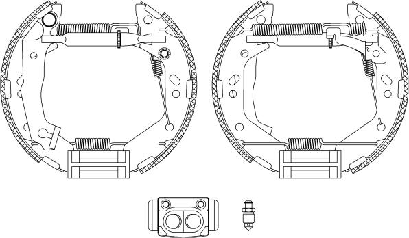 Mintex MSP321 - Kit ganasce freno autozon.pro