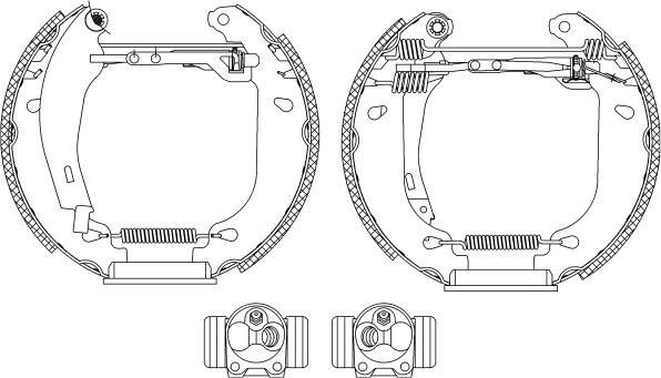 Mintex MSP294 - Kit ganasce freno autozon.pro