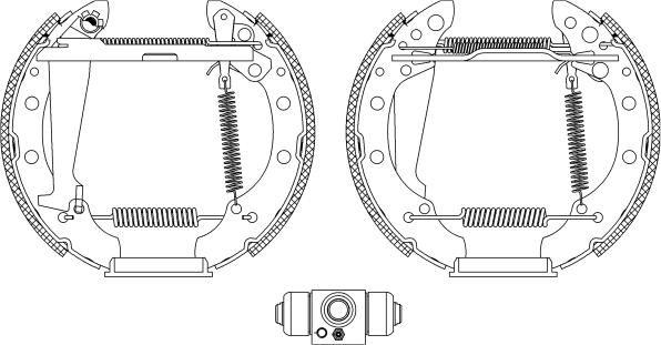 Mintex MSP252 - Kit ganasce freno autozon.pro