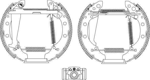 Mintex MSP279 - Kit ganasce freno autozon.pro