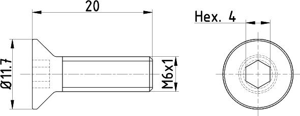 Mintex TPM0015 - Bullone, Disco freno autozon.pro