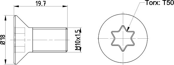 Mintex TPM0016 - Bullone, Disco freno autozon.pro