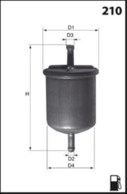 MISFAT E111 - Filtro carburante autozon.pro