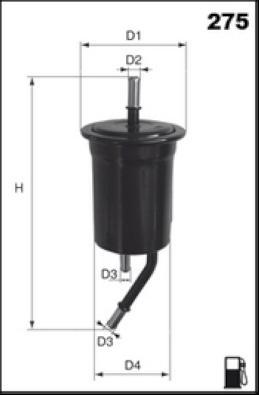 MISFAT E135 - Filtro carburante autozon.pro