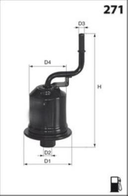 MISFAT E142 - Filtro carburante autozon.pro