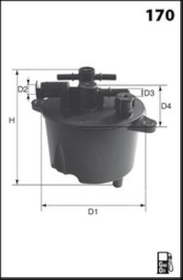 MISFAT F149 - Filtro carburante autozon.pro