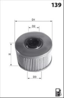 MISFAT F133 - Filtro carburante autozon.pro