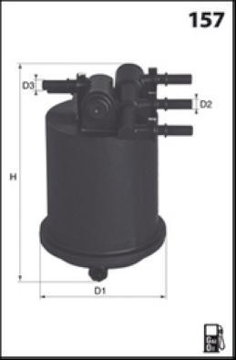 MISFAT F111X - Filtro carburante autozon.pro