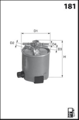 MISFAT M590 - Filtro carburante autozon.pro