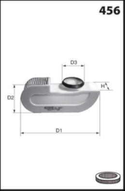 MISFAT R575 - Filtro aria autozon.pro