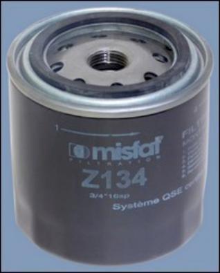 MISFAT Z134 - Filtro olio autozon.pro