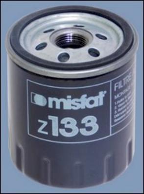 MISFAT Z133 - Filtro olio autozon.pro