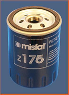 MISFAT Z175 - Filtro olio autozon.pro