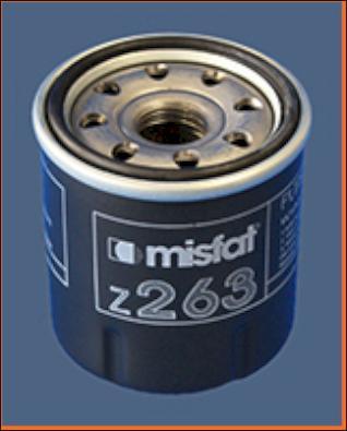 MISFAT Z263 - Filtro olio autozon.pro