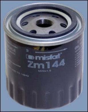 MISFAT ZM144 - Filtro olio autozon.pro