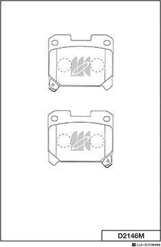 MK Kashiyama D2146M - Kit pastiglie freno, Freno a disco autozon.pro