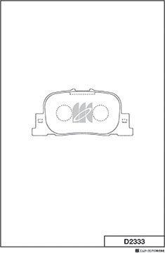 MK Kashiyama D2333 - Kit pastiglie freno, Freno a disco autozon.pro